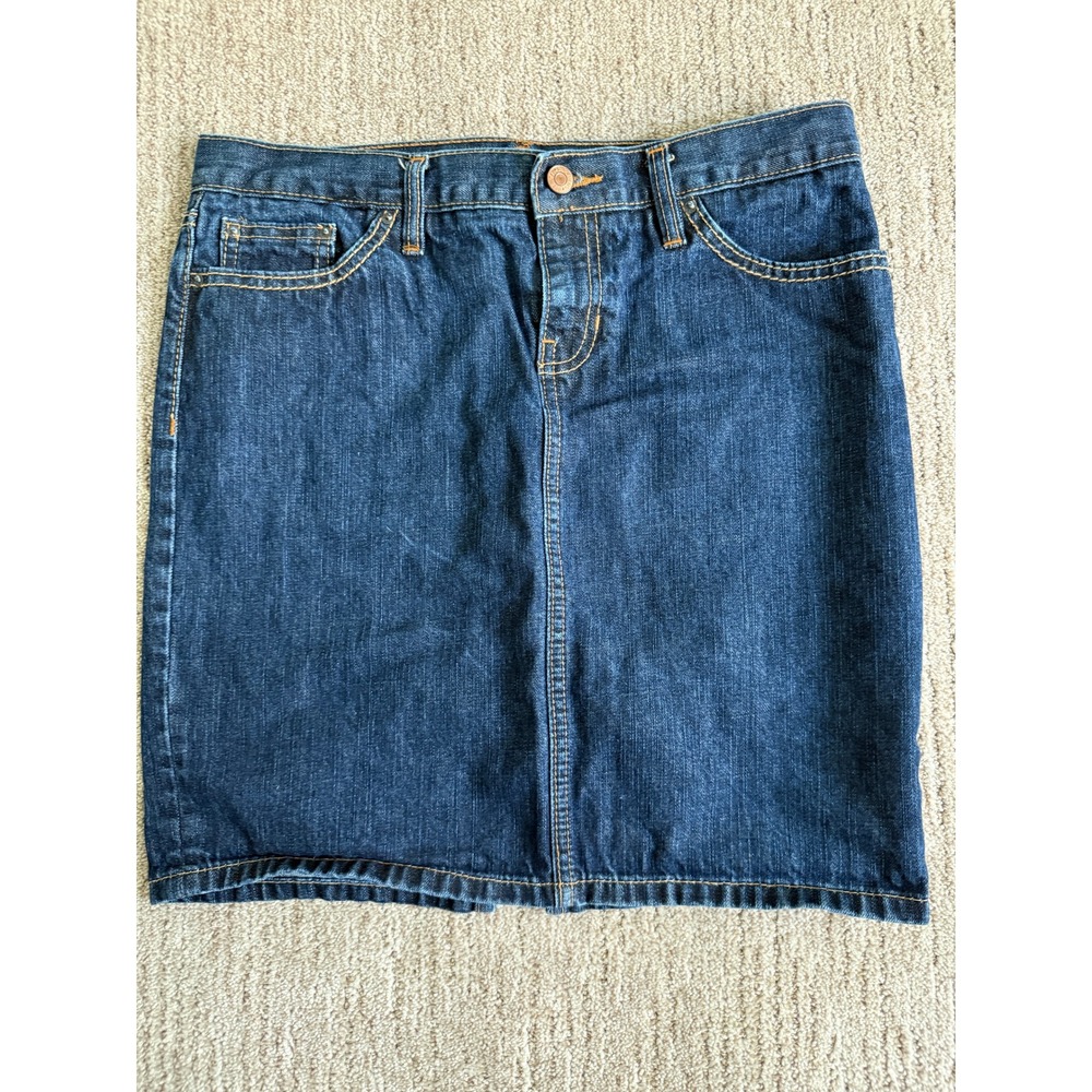 Gap 1969 Limited Edition Denim Mini Skirt Dark Wash Size 8 408804